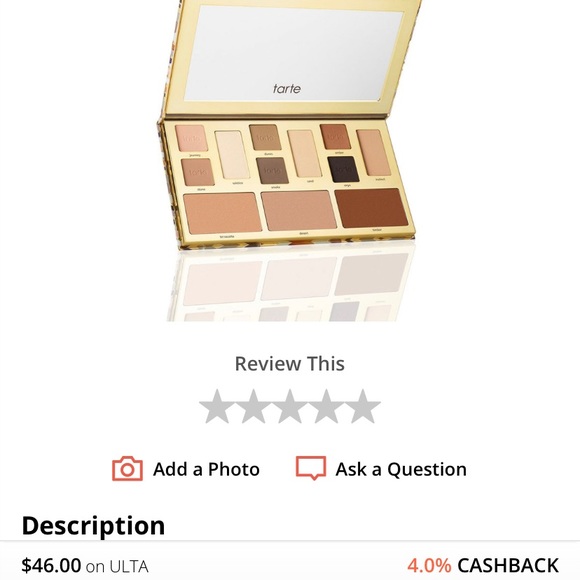 🎉SOLD🎉Tarte Clay Play Face Shaping Palette - Picture 7 of 7